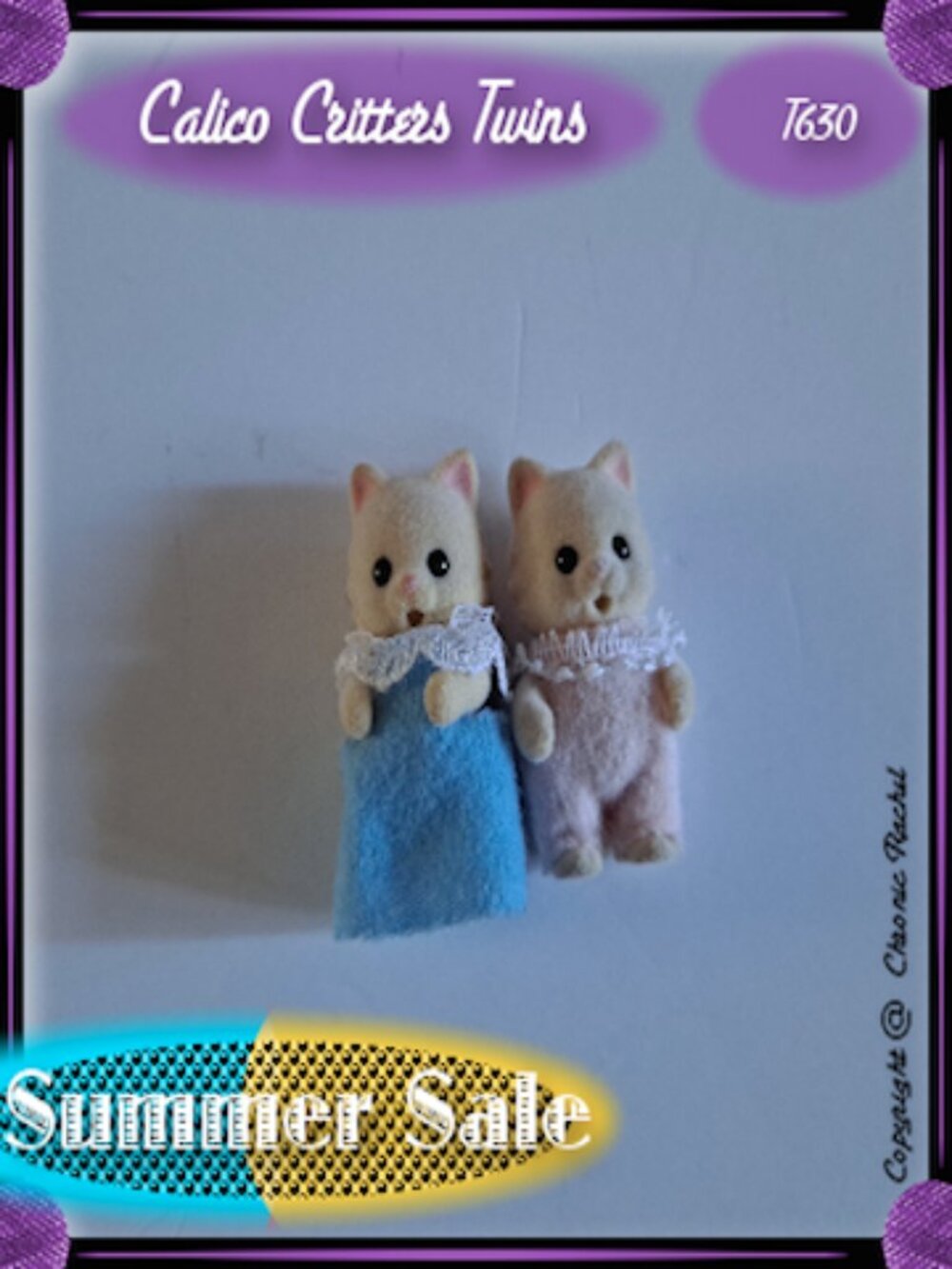 Cream Chantilly Cat Twins